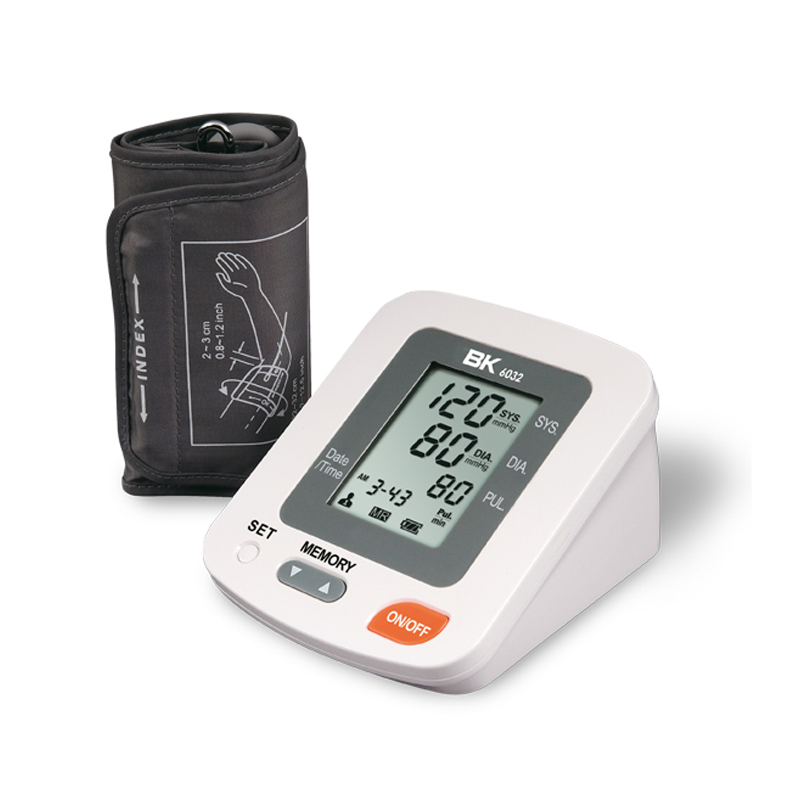 Вимірювач артеріального тиску цифровий автоматичний BK6032 з манжетою стандартною (манжета 22-32 см.), BOKANG (КНР)